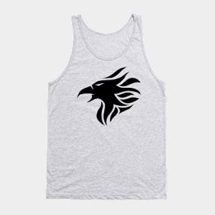 Hawk Icon in Black Tank Top